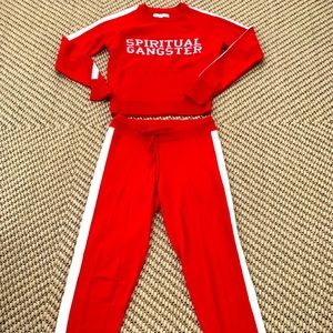 Spiritual Gangster CASHMERE sweater pants set